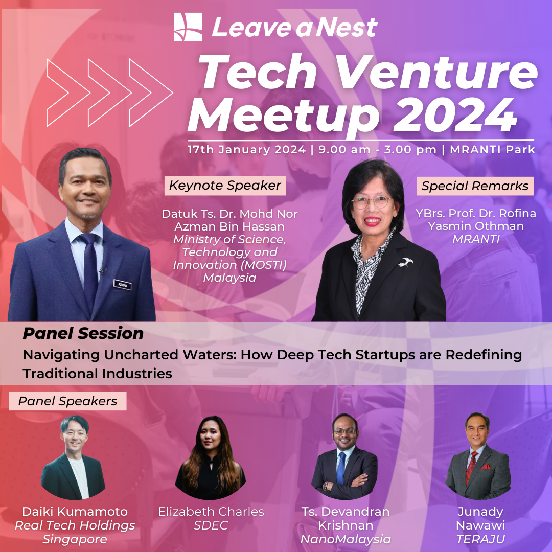 TECH VENTURE Meetup 2024 in Malaysia Unveils Powerhouse Lineup of Speakers and Panelists