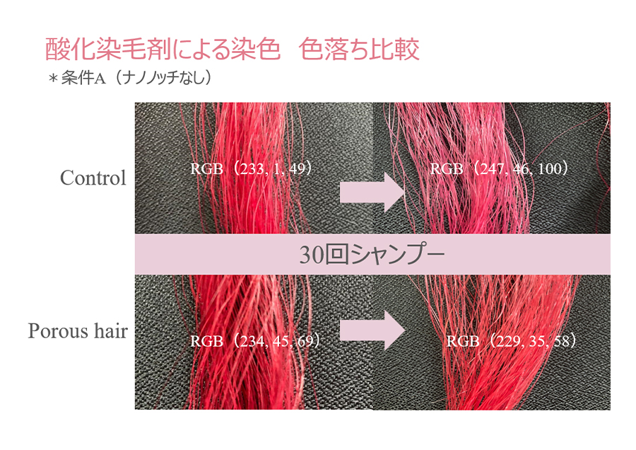 毛髪を多孔化しヘアケアを変える